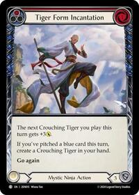 Tiger Form Incantation (Red) (ZEN015) [Blitz Deck Part the Mistveil Zen]