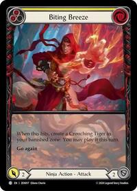 Biting Breeze (Yellow) (ZEN017) [Blitz Deck Part the Mistveil Zen]