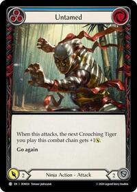 Untamed (Blue) (ZEN024) [Blitz Deck Part the Mistveil Zen]