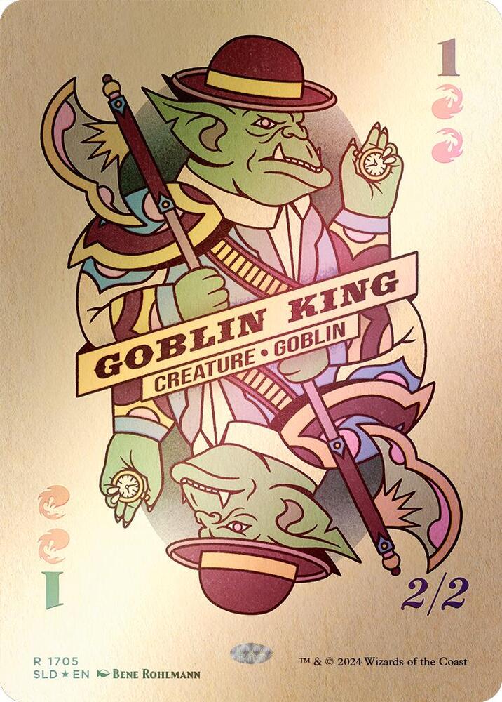 Goblin King (1705) (Rainbow Foil) [Secret Lair Drop]