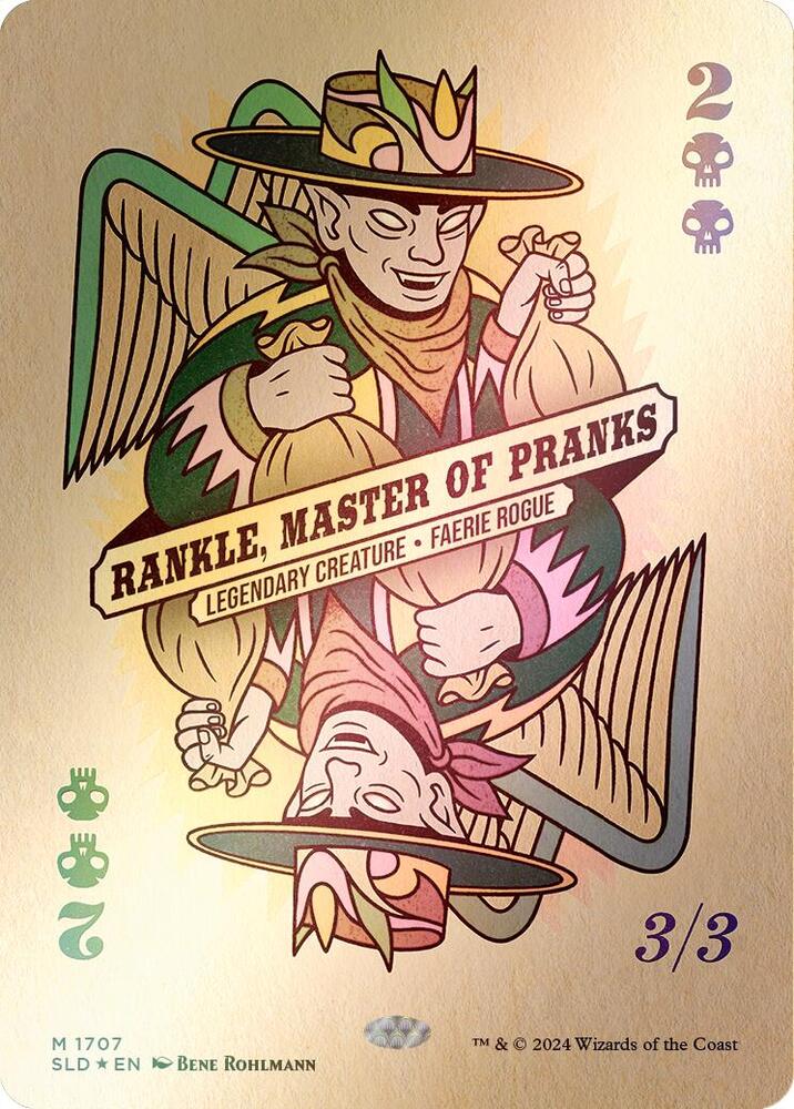 Rankle, Master of Pranks (Rainbow Foil) (1707) [Secret Lair Drop]