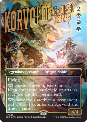 Korvold, Fae-Cursed King (Rainbow Foil) (1625) [Secret Lair Drop]