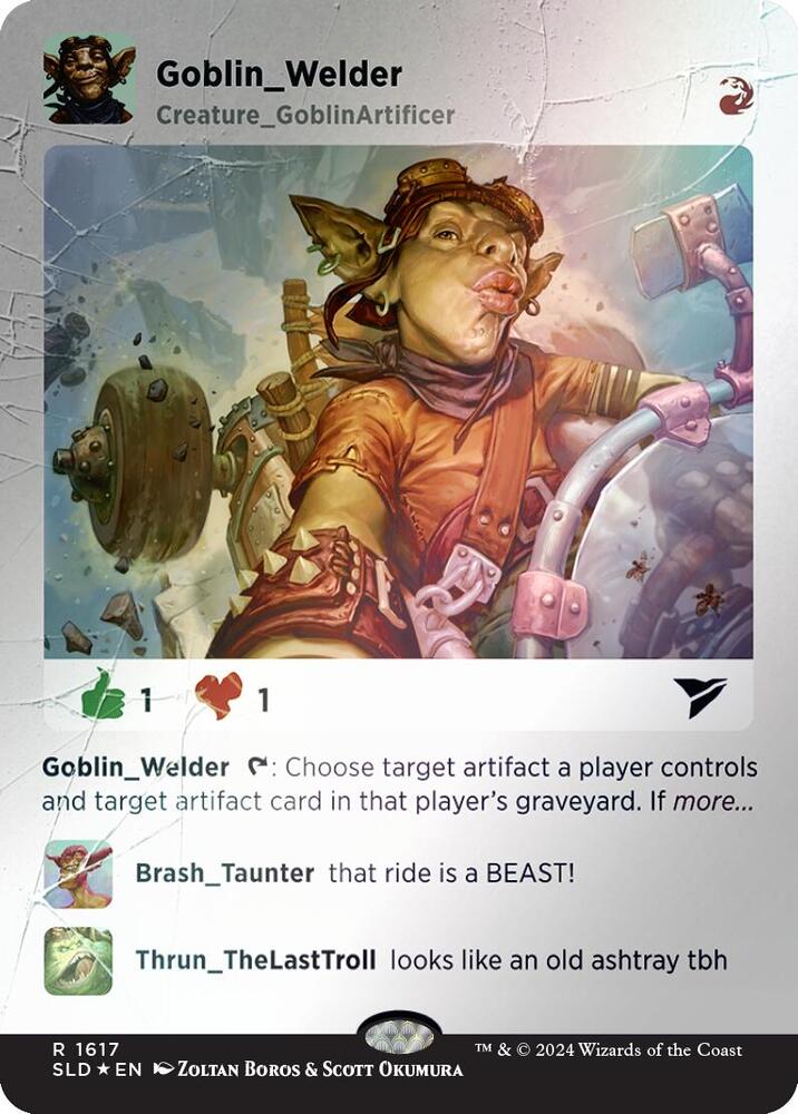 Goblin Welder (Rainbow Foil) (1617) [Secret Lair Drop]