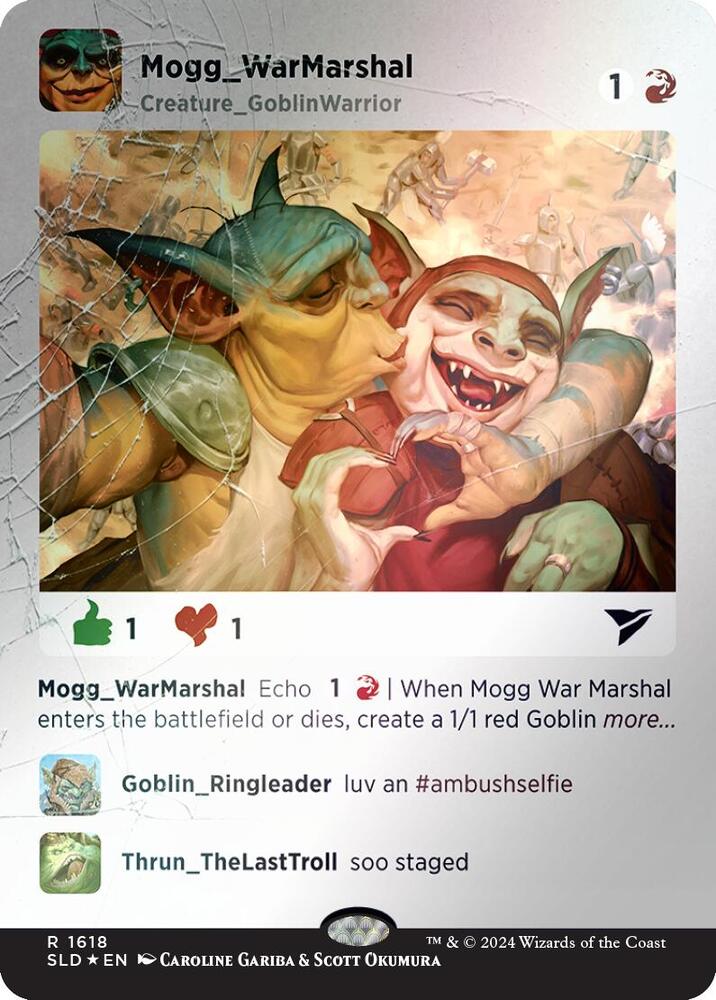 Mogg War Marshal (Rainbow Foil) (1618) [Secret Lair Drop]