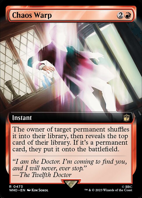 Chaos Warp (473) [Doctor Who] [Extended Art]