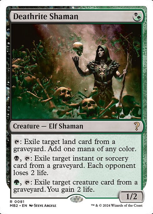 Deathrite Shaman (81) [Mystery Booster 2]