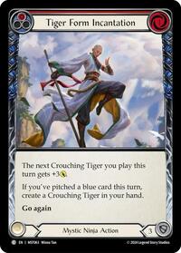 Tiger Form Incantation (Red) (MST063) [Part the Mistveil]