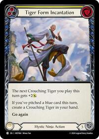 Tiger Form Incantation (Yellow) (MST064) [Part the Mistveil]