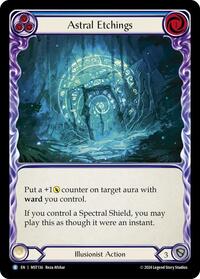 Astral Etchings (Blue) (MST136) [Part the Mistveil]