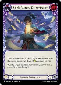 Single Minded Determination (Red) (MST146) [Part the Mistveil]