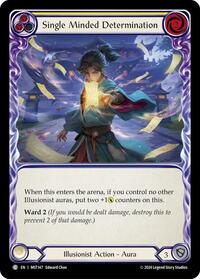 Single Minded Determination (Yellow) (MST147) [Part the Mistveil]
