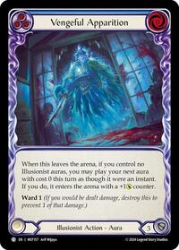 Vengeful Apparition (Blue) (MST157) [Part the Mistveil]