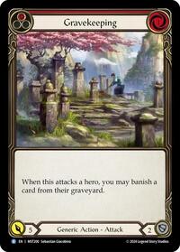 Gravekeeping (Red) (MST200) [Part the Mistveil]