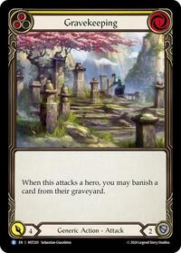 Gravekeeping (Yellow) (MST201) [Part the Mistveil]