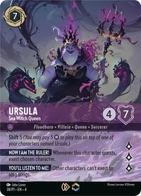 Ursula - Sea Witch Queen (Store Championship) (38) [Disney Lorcana Promo Cards]