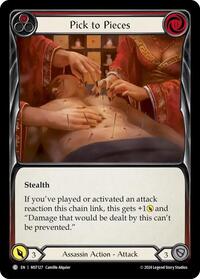 Pick to Pieces (Red) (MST127) [Part the Mistveil]
