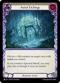 Astral Etchings (Yellow) (MST135) [Part the Mistveil]