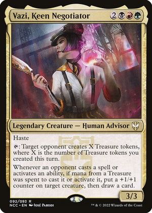 Vazi, Keen Negotiator (92) [New Capenna Commander]