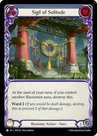 Sigil of Solitude (Blue) (MST145) [Part the Mistveil]