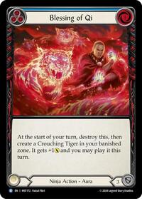 Blessing of Qi (Blue) (MST172) [Part the Mistveil]
