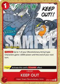 Keep Out (OP07-018) [500 Years in the Future Pre-Release Cards]