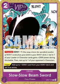 Slow-Slow Beam Sword (OP07-076) [500 Years in the Future Pre-Release Cards]