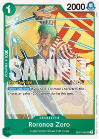 Roronoa Zoro (034) (OP07-034) [500 Years in the Future Pre-Release Cards]