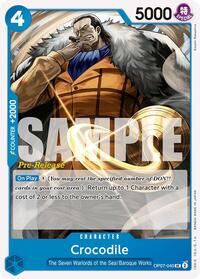 Crocodile (OP07-040) [500 Years in the Future Pre-Release Cards]