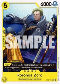 Roronoa Zoro (113) (OP07-113) [500 Years in the Future Pre-Release Cards]