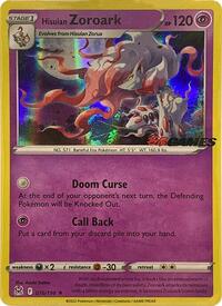 Hisuian Zoroark - 076/196 (EB Games Exclusive) (076/196) [Miscellaneous Cards and Products]