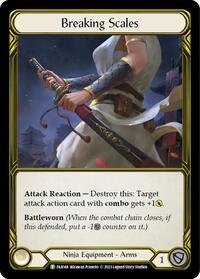 Breaking Scales (Golden) - FAB148 (FAB148) [Flesh and Blood Promo Cards]