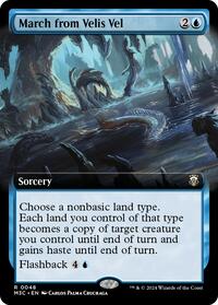 March from Velis Vel (Extended Art) (Ripple Foil) (48) [Modern Horizons 3 Commander]