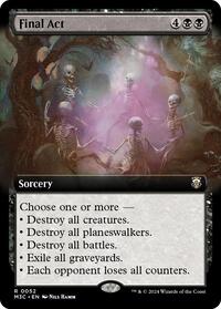 Final Act (Extended Art) (Ripple Foil) (52) [Modern Horizons 3 Commander]