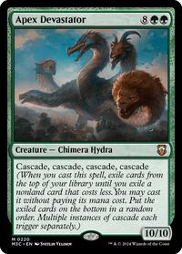 Apex Devastator (Ripple Foil) (220) [Modern Horizons 3 Commander]