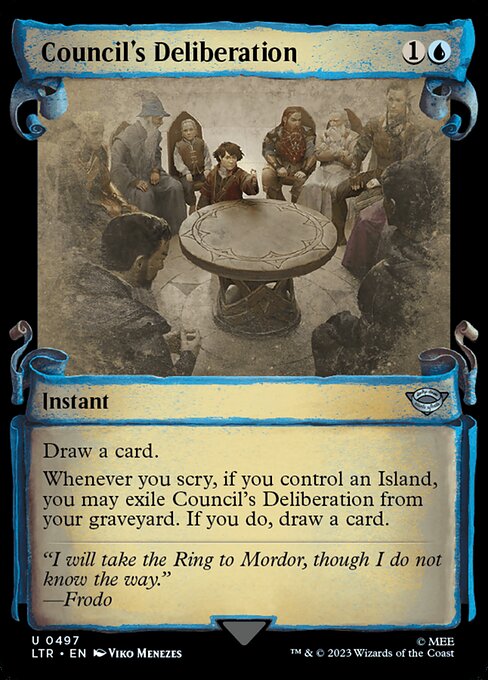 Council's Deliberation (497) [The Lord of the Rings: Tales of Middle-earth] [Showcase]