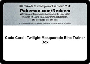 Code Card - Twilight Masquerade Elite Trainer Box [SV06 Twilight Masquerade]