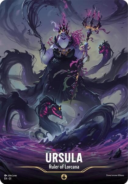 Ursula - Ruler of Lorcana (Oversized) [Illumineers Quest Deep Trouble]