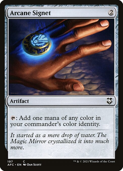 Arcane Signet (197) [Forgotten Realms Commander]