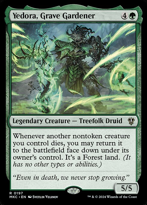 Yedora, Grave Gardener (197) [Murders at Karlov Manor Commander]