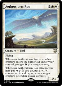Aetherstorm Roc (Ripple Foil) (164) [Modern Horizons 3 Commander]