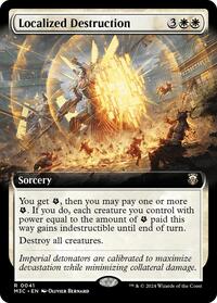 Localized Destruction (Extended Art) (Ripple Foil) (41) [Modern Horizons 3 Commander]