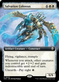 Salvation Colossus (Extended Art) (Ripple Foil) (43) [Modern Horizons 3 Commander]