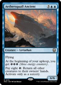 Aethersquall Ancient (Ripple Foil) (174) [Modern Horizons 3 Commander]