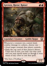 Grenzo, Havoc Raiser (Ripple Foil) (213) [Modern Horizons 3 Commander]