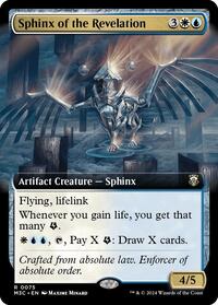 Sphinx of the Revelation (Extended Art) (Ripple Foil) (75) [Modern Horizons 3 Commander]