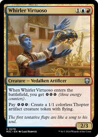 Whirler Virtuoso (Ripple Foil) (278) [Modern Horizons 3 Commander]