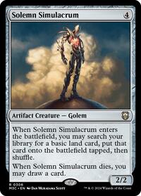 Solemn Simulacrum (Ripple Foil) (306) [Modern Horizons 3 Commander]