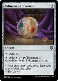 Talisman of Creativity (Ripple Foil) (308) [Modern Horizons 3 Commander]