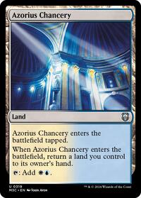 Azorius Chancery (Ripple Foil) (319) [Modern Horizons 3 Commander]