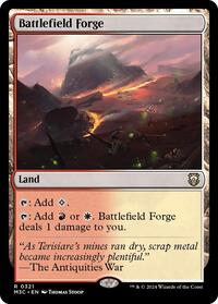 Battlefield Forge (Ripple Foil) (321) [Modern Horizons 3 Commander]